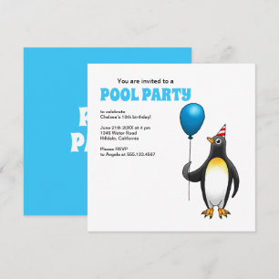 Der Party Pinguin Einladung