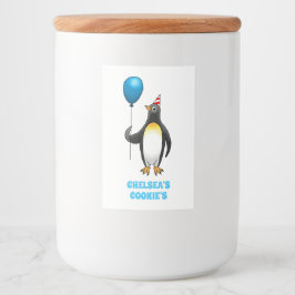 Der Party Pinguin Lebensmitteletikett
