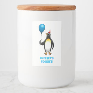 Der Party Pinguin Lebensmitteletikett