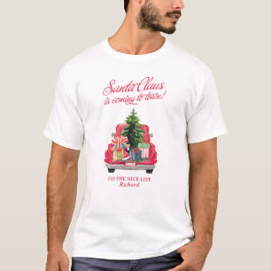 Der passende Weihnachtsmann kommt in die Stadt T-Shirt