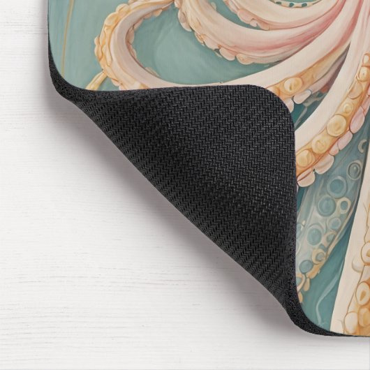 Der Pastelltopus des verzauberten Riffs Mousepad (Ecke)