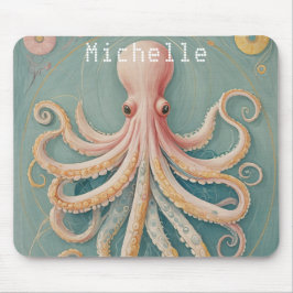 Der Pastelltopus des verzauberten Riffs Mousepad