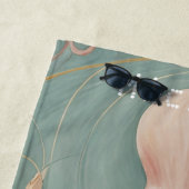 Der Pastelltopus des verzauberten Riffs Strandtuch (Beispiel)