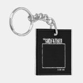 Der Pate | Personalisiert 2x Foto und Namen Schlüsselanhänger (Vorderseite links)