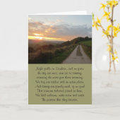 Der Path-Zuhause Samhain-Sonnenuntergang Karte (Gelbe Blume)