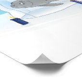 Der Patient-Polarbär Poster (Ecke)