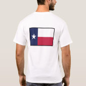 Der Patriot Country "Ich stehe mit Texas"-T - Shir T-Shirt (Rückseite)