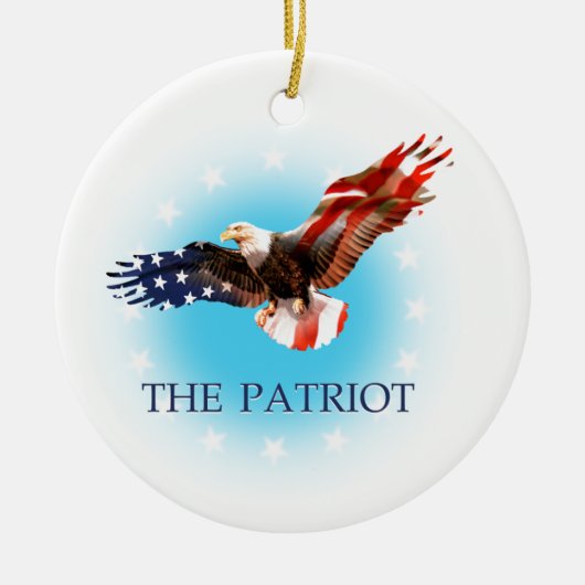 Der Patriot Keramikornament (Vorne)