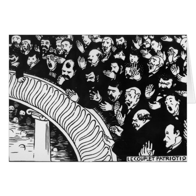 Der patriotische Couplet, 1893 (Vorderseite (Horizontal))