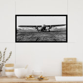 Der Patrizier, größtes Passagierflugzeug 1929 Poster (Küche)