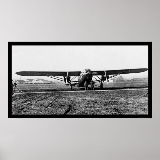 Der Patrizier, größtes Passagierflugzeug 1929 Poster (Vorne)