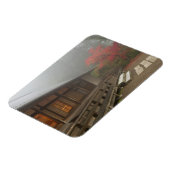 Der Pavillon im japanischen Garten Portland Magnet (Linke Seite)