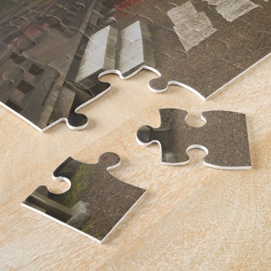 Der Pavillon im Japanischen Garten Portland Puzzle (Seite)