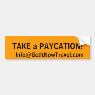 Der Paycation Autoaufkleber