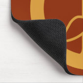 Der "Peace Stache"-Zollmousepad Mousepad (Ecke)