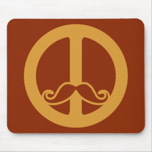 Der "Peace Stache"-Zollmousepad Mousepad