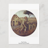 Der Pedlar. Von Hieronymus Bosch Postkarte (Vorderseite)