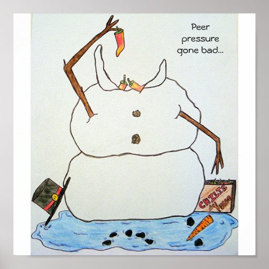 Der Peer-Druck ist schlecht geworden... Poster (Vorne)