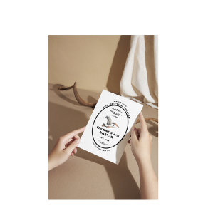 Der Pelican Vintage Apotheker Personalisiert Postkarte