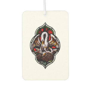 Der Pelikan als Christliches Symbol Autolufterfrischer