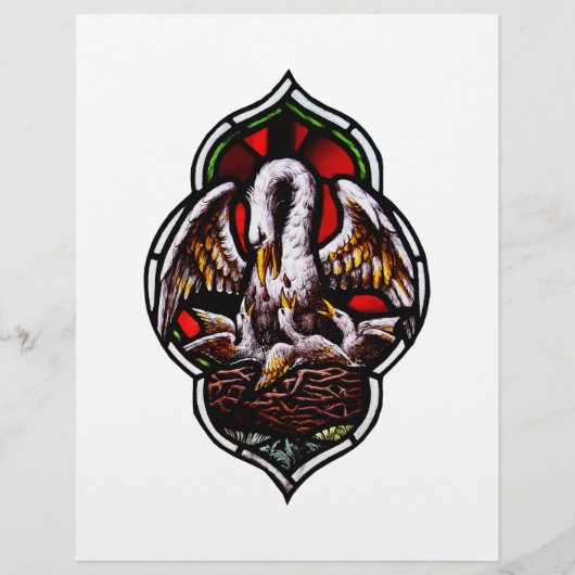 Der Pelikan als Christliches Symbol Flyer (Vorne)