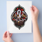 Der Pelikan als Christliches Symbol Flyer (Hand)