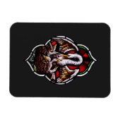 Der Pelikan als Christliches Symbol Magnet (Horizontal)