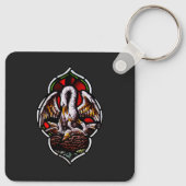 Der Pelikan als Christliches Symbol Schlüsselanhänger (Rückseite)