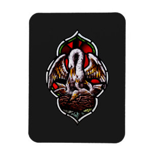 Der Pelikan in ihrer Frömmigkeit Eucharistisches S Magnet