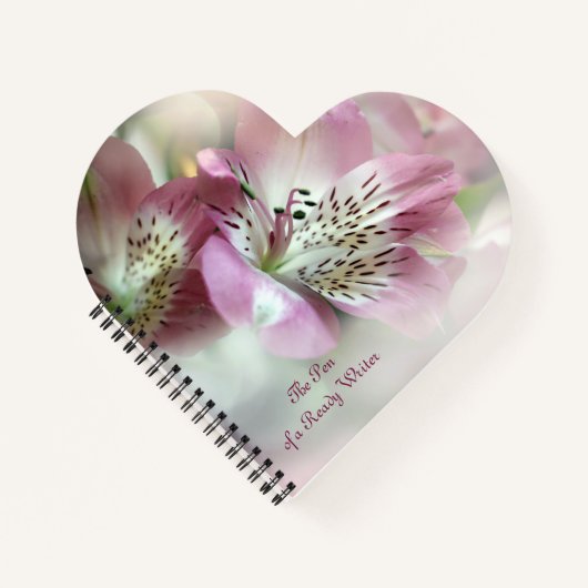 Der Pen eines Ready Writer Heart Notebook Notizblock (Vorderseite)
