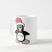 Der Penguin-Maskottchen des Weihnachtsmanns Kaffeetasse (Vorderseite Links)