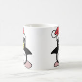 Der Penguin-Maskottchen des Weihnachtsmanns Kaffeetasse (Mittel)