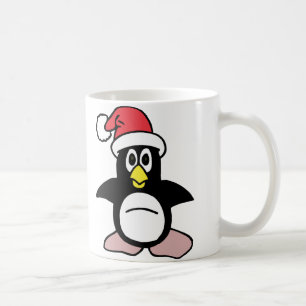 Der Penguin-Maskottchen des Weihnachtsmanns Kaffeetasse