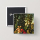 Der Penitence von St Jerome, 1502 Button (Vorne & Hinten)