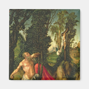Der Penitence von St Jerome, 1502 Magnet