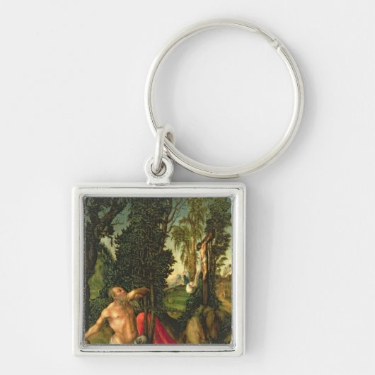 Der Penitence von St Jerome, 1502 Schlüsselanhänger (Vorne)