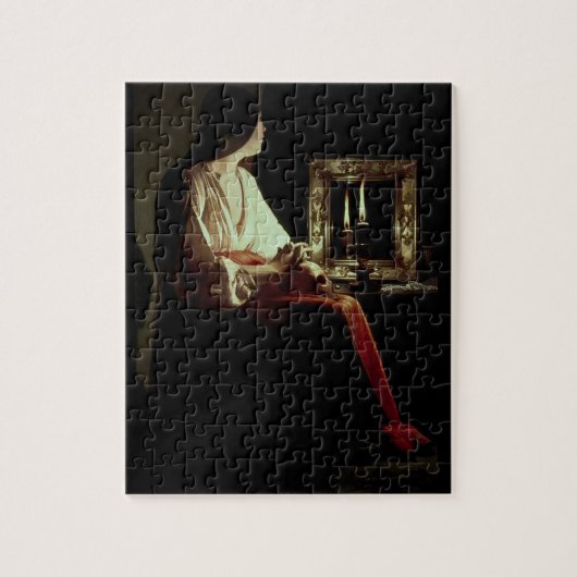 Der Penitent Magdalen, c.1638-43 (Öl auf Leinwand) Puzzle (Vertikal)