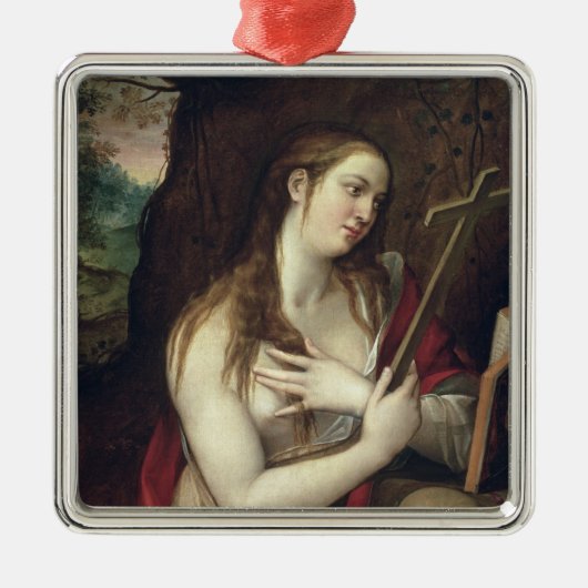 Der Penitent Magdalene, 1579 Silbernes Ornament (Vorne)