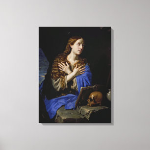 Der Penitent Magdalene, 1657 Leinwanddruck