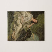 Der Penitent Magdalene (Öl auf Leinwand) Puzzle (Horizontal)