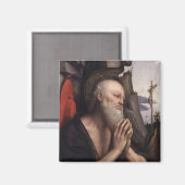 Der Penitent St. Jerome Magnet (Vorderseite/Rückseite)