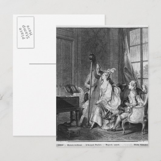 Der perfekte Akkord Postkarte (Vorne/Hinten)