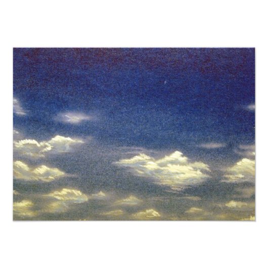 Der perfekte blaue Himmel Fotodruck (Vorne)