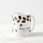 Der perfekte Blend-Kaffee-Hochzeitscoffee-Gefallen Kaffeetasse (VorderseiteRechts)