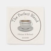 Der perfekte Blend-Polterabend Serviette (Vorderseite)