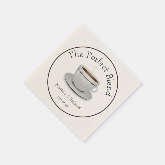 Der perfekte Blend-Polterabend Serviette (Ecke)