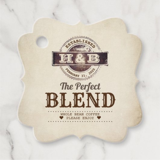 Der perfekte Blendkaffee Geschenkanhänger (Vorderseite)