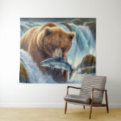 Der perfekte Fang Wandteppich (Beispiel (Horizontal))