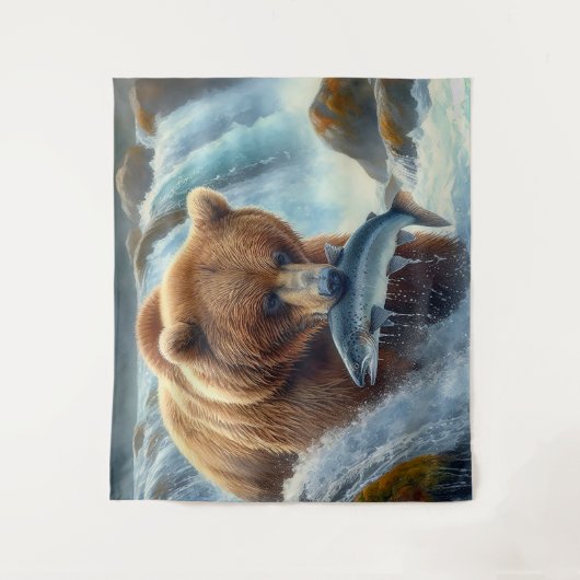 Der perfekte Fang Wandteppich (Vorderseite)