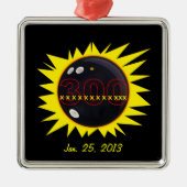 Der perfekte Game-Bowling mit 12 x Ornament Aus Metall (Vorne)